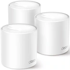 TP-LINK Sistem Wireless Mesh TP-LINK Deco X1500 AX1500, Dual-Band 300 + 1201 Mbps, 3 buc, White - IT-Fashion.ro