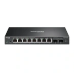 TP-LINK Switch TP-LINK Omada ES210X-M2 – 8-Port 2.5G, Easy Smart, 2 Sloturi 10G SFP+, Black - IT-Fashion.ro