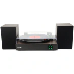 AKAI Pick-up Akai ATT-200SP, Difuzoare externe 20W, Bluetooth, 33 1/3, 45, 78 RPM, RCA-In, Maro - IT-Fashion.ro