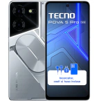 TECNO Telefon TECNO Pova 5 Pro, 5G, Dual SIM, 8GB RAM, 256GB, Silver Fantasy - IT-Fashion.ro