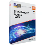 Bitdefender Antivirus BITDEFENDER Family Pack 2021, pentru 15 utilizatori / 1 an - IT-Fashion.ro