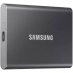 SAMSUNG SSD Extern SAMSUNG T7 MU-PC1T0T/WW, 1TB, USB 3.2 Gen 2, Titan Gray - IT-Fashion.ro
