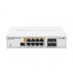 Mikrotik Switch MIKROTIK CRS112-8P-4S-IN, 8 porturi, PoE, White - IT-Fashion.ro