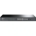 TP-LINK Switch TP-LINK JetStream TL-SG2218P, 16 porturi, PoE+, Black - IT-Fashion.ro