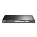 TP-LINK Switch TP-LINK JetStream TL-SG3428XMP, 24 porturi, PoE+, Black - IT-Fashion.ro