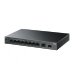 TP-LINK Switch TP-LINK LS1210GP, 8 porturi, PoE+, Black - IT-Fashion.ro