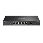 TP-LINK Switch TP-LINK Omada ES206XPP-M2 – 5x 2.5G PoE++, 10G SFP+, Easy Managed, Black - IT-Fashion.ro