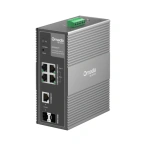 TP-LINK Switch TP-LINK Omada IES206GPP, 4 porturi (3 PoE+, 1 PoE++), Black - IT-Fashion.ro