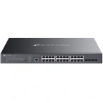 TP-LINK Switch TP-LINK SG3428XMPP, 24 porturi (16 PoE+, 8 PoE++), Black - IT-Fashion.ro