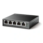 TP-LINK Switch TP-LINK TL-SG1005LP, 5 porturi (4 PoE+), Black - IT-Fashion.ro