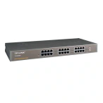 TP-LINK Switch TP-LINK TL-SG1024, 24 porturi 10/100/1000Mbps, Brown - IT-Fashion.ro