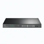 TP-LINK Switch TP-LINK TL-SG1218MP, 18 porturi, PoE+, Black - IT-Fashion.ro