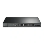 TP-LINK Switch TP-LINK TL-SG3428MP, 24 porturi, Gigabit PoE+, Black - IT-Fashion.ro