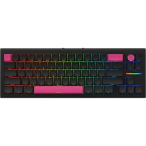 Nubi Tastatură Gaming NUBI NK68-PRO-WL-BL-ANSI, Wireless, Mecanică, Hot-Swappable, RGB, ANSI, Black - IT-Fashion.ro
