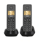 GIGASET Telefon fără fir Gigaset Basic 100 Duo DECT, Black - IT-Fashion.ro