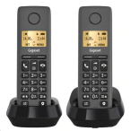 GIGASET Telefon fără fir GIGASET Pure 100 Duo, Black - IT-Fashion.ro