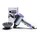 HEINNER Uscator de par HEINNER HHD-R20DC-GYV, 2000 W, 3 trepte de temperatura, 2 trepte de viteza, Gri/Mov - IT-Fashion.ro