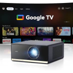 XIAOMI Videoproiector XIAOMI Wanbo X5 Pro 2025, LCD, FullHD, Wi-Fi, Bluetooth, HDR10, Google TV, Black - IT-Fashion.ro