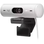 Logitech Camera Web Logitech Brio 500, HD 1080p, USB-C, Off-White - IT-Fashion.ro